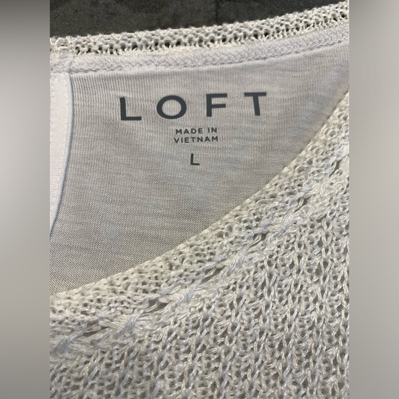 LOFT linen blend tshirt - Picture 6 of 7